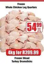 Boxer Frozen - whole chicken leg quarters offer