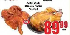 Boxer Grilled whole chicken / flatties offer