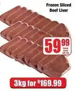 Boxer Frozen - sliced beef liver offer