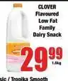 Boxer Clover - flavoured low fat family dairy snack offer