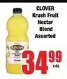 Boxer Clover - krush fruit nectar blend offer