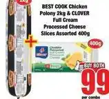 Boxer Clover - chicken polony & processed cheese slices offer