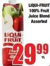 Boxer Liqui-fruit - 100% fruit juice blend offer