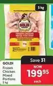 Makro Goldi - frozen chicken mixed portions offer