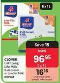 Makro Clover - uht long life milk offer