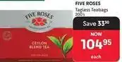 Makro Five roses - tagless teabags offer