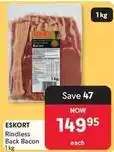 Makro Eskort - rindless back bacon offer