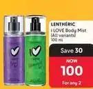 Makro I love body mist offer