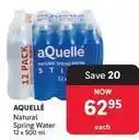 Makro Aquelle - natural spring water offer