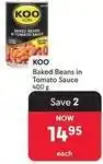 Makro Koo - baked beans in tomato sauce offer