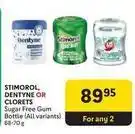 Makro Stimorol - sugar free gum bottle offer
