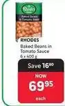 Makro Rhodes - baked beans in tomato sauce offer