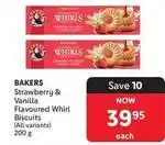 Makro Bakers - flavoured whirl biscuits offer