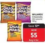 Makro Willards - cheasnaks offer