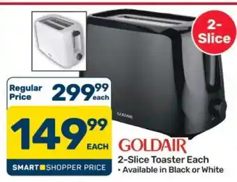 GOLDAIR 2-Slice Toaster