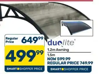 Duolite 1.2m Awning