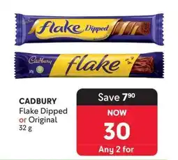 Makro CADBURY Flake Dipped or Original 32 g offer