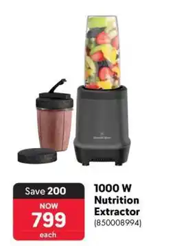 Makro 1000 W Nutrition Extractor offer