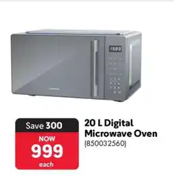 Makro 20 L Digital Microwave Oven offer