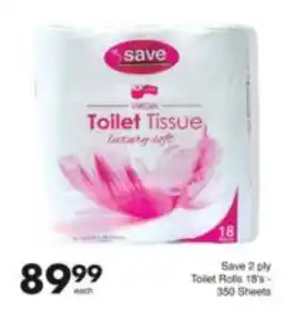 Save Save Toilet Tissue offer