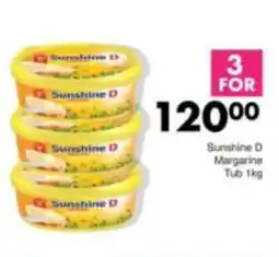 Save Sunshine D Margarine offer