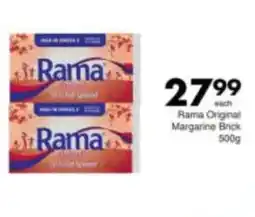 Save Rama Original Margarine Brick offer