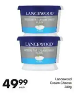 Save Lancewood Cream Cheese offer