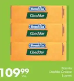 Save Bonnita Cheddar Cheese Loaves offer