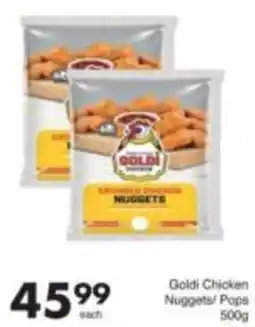 Save Goldi Chicken Nuggets/ Pops offer