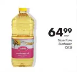 Save Save Pure Sunflower Oil offer