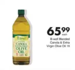 Save B-well Blended Canola & Extra Virgin Olive Oil offer