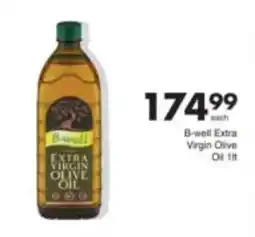 Save B-well Extra Virgin Olive Oil offer