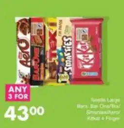 Save Nestle Large Bars offer