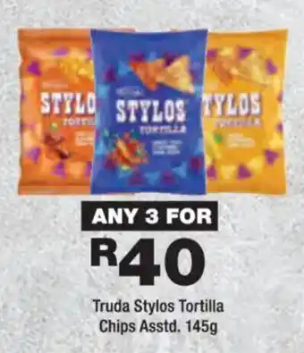Truda Stylos Tortilla Chips Assorted