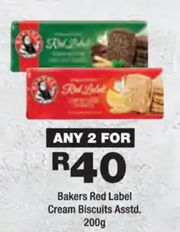 OK urban Bakers Red Label Cream Biscuits offer