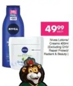Save Nivea Lotions/Creams offer