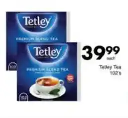 Save Tetley Tea 102's offer