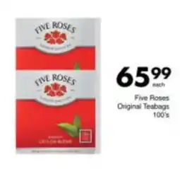 Save Five Roses Original Teabags offer