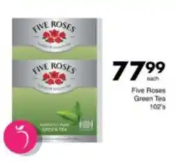 Save Five Roses Green Tea offer