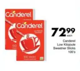 Save Canderel Low Kilojoule Sweetner Sticks offer