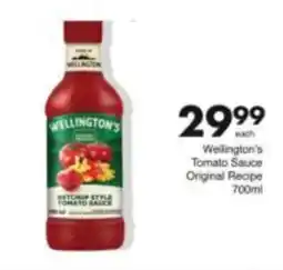 Save Wellington's Tomato Sauce offer