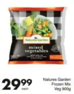 Save Natures Garden mixed vegetables offer