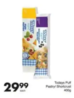 Save Todays Puff Pastry Shortcrust offer
