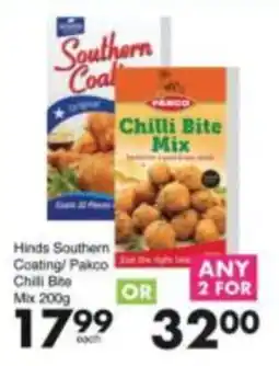Save Hinds Southern Coating/ Pakco Chilli Bite Mix offer