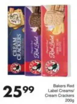 Save Bakers Red Label Creams/Cream Crackers offer