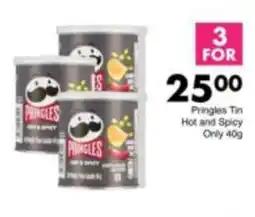 Save Pringles Tin Hot and Spicy offer