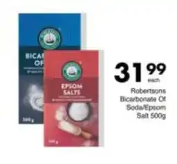 Save Robertsons Bicarbonate Of Soda/Epsom Salt offer