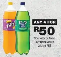 OK urban Sparletta or Twist Soft Drink Assorted offer