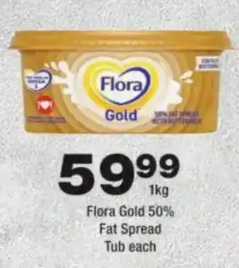 Flora Gold 50% Fat Spread