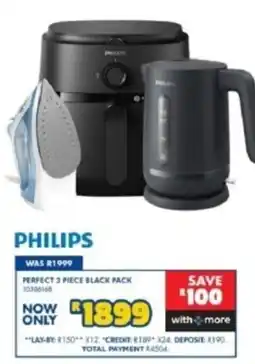 Russells PHILIPS PERFECT 3 PIECE BLACK PACK offer